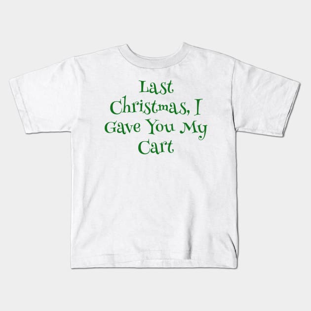 Shopping Serenade: Holiday Generosity Kids T-Shirt by MEWRCH